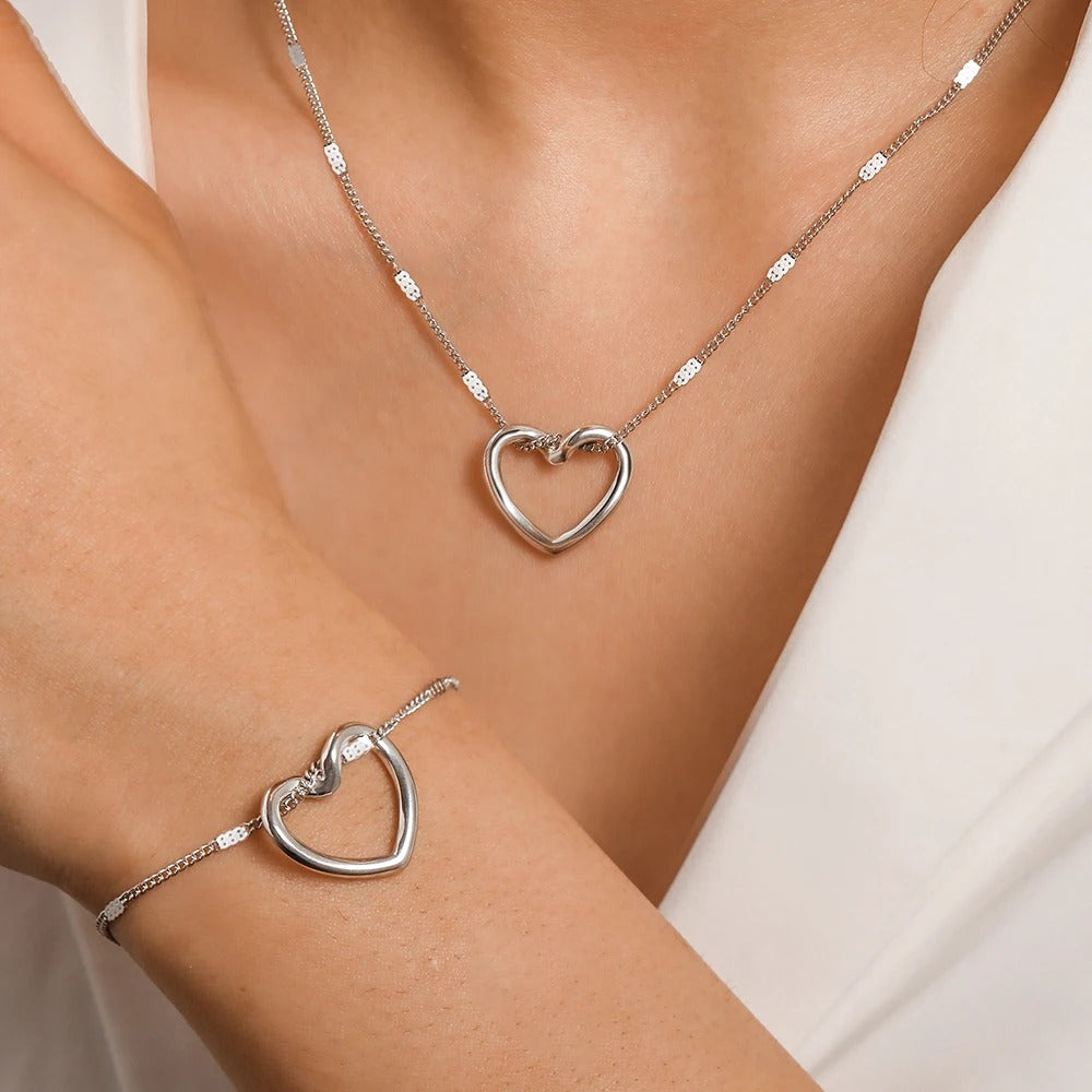 Stainless Heart Necklace