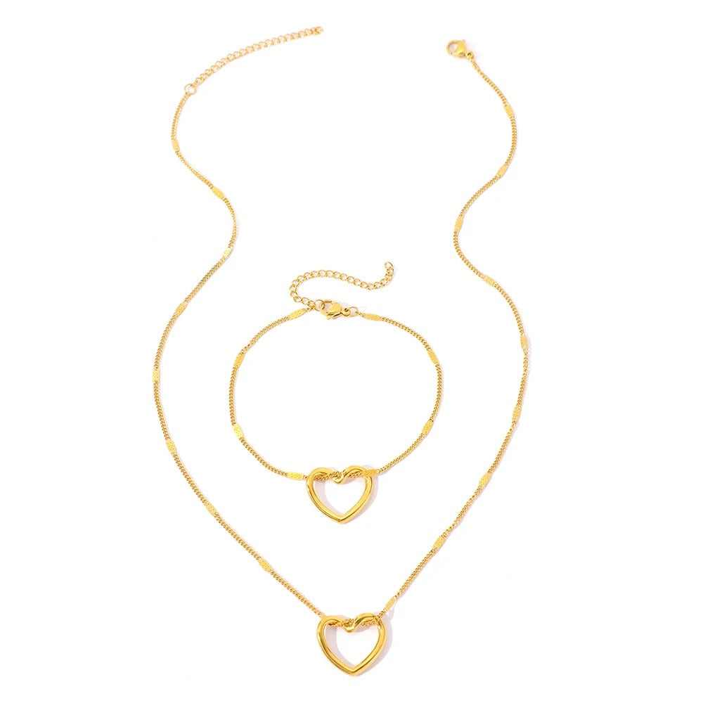 Stainless Heart Necklace