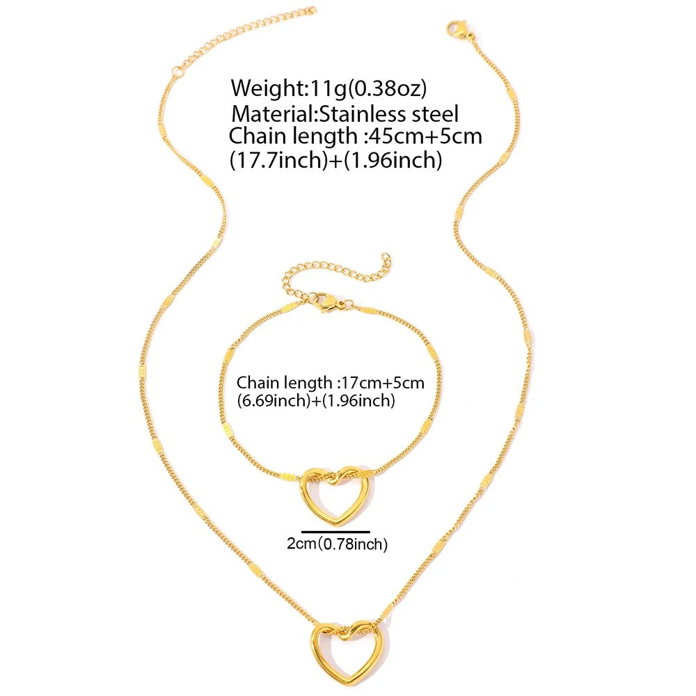 Stainless Heart Necklace